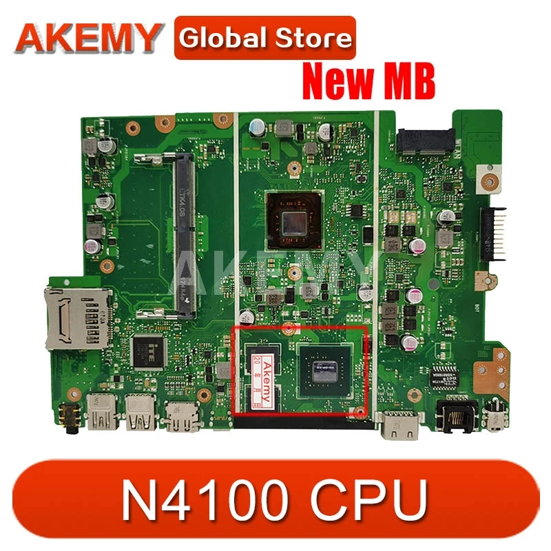 

Akemy X441MB MAIN_BD._N4100 (V2G) GPU MainBoard For ASUS X441MB X441M F441M A441M Laptop Motherboard 90NB0H70-R00010