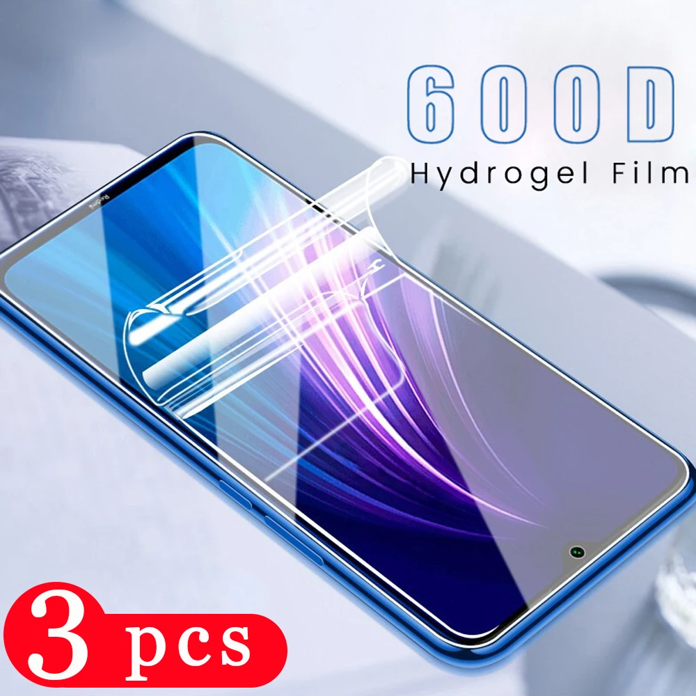 Гидрогелевая пленка для xiaomi redmi 10X note 9s 9 pro MAX 9C 9A 8 8A 8T Защитная экрана телефона не