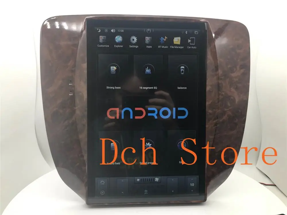 12 1 ''вертикальный автомобильный DVD плеер в стиле tesla Android 9 0 GPS навигация для GMC