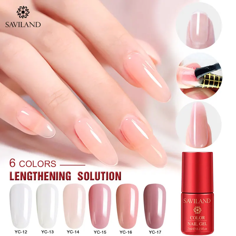 SAVILAND Французский акриловый удлиняющий поли гель быстро строительный Жесткий