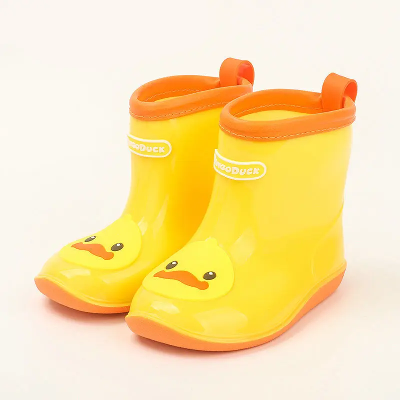 

1-7Years Old Children's Rain Boots Boys Girls Baby Cute Non-slip Rain Boots Kids Infants Kindergarten Princess Pupils Water Shoe