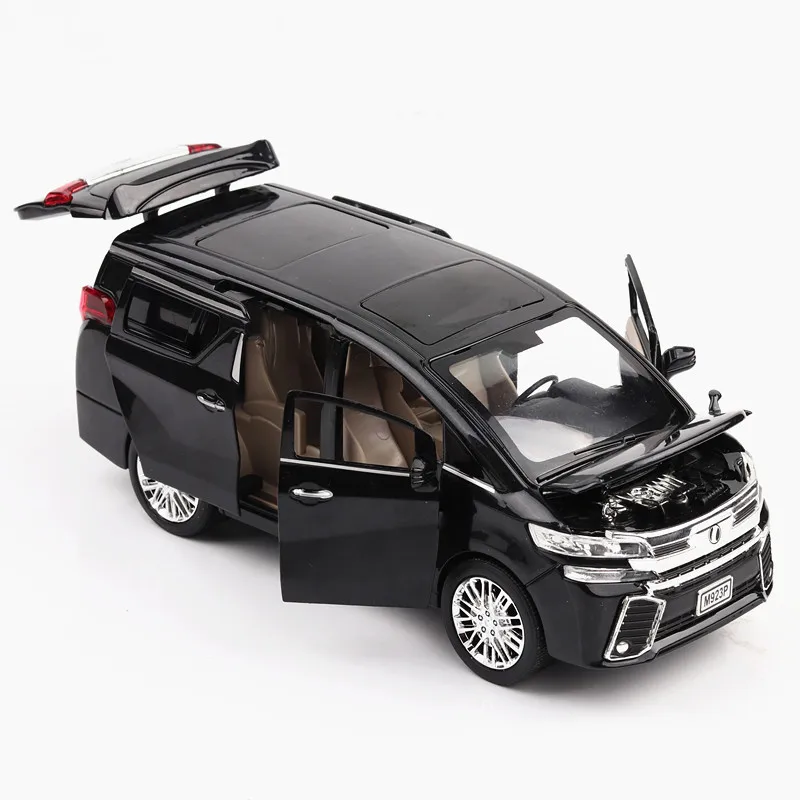 

Diecast Model Business Car Elfa 1/24 Metal Alloy Simulation Pull Back Cars Lights Toys Vehicles For Kids Gifts For Children