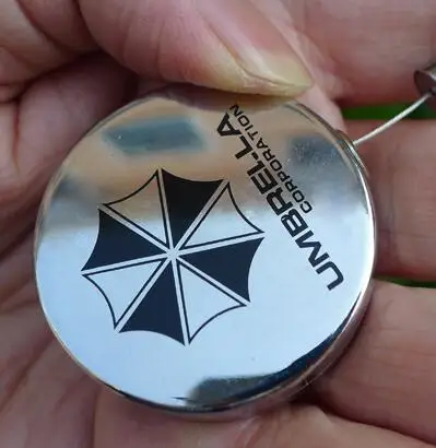 Высокая устойчивость стальной трос брелок Recoil металлический выдвижной брелок с сигнализацией анти потеря breloki значок катушка Зажим для ремня - Цвет: 1