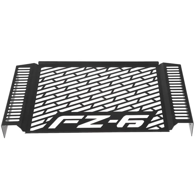 Мотоциклетная решетка радиатора Защитная металлическая крышка черная для Yamaha FZ6