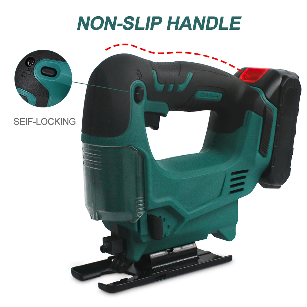 21V 2900 об/мин беспроводные Jigsaw деревообрабатывающее обрезающее Электрический