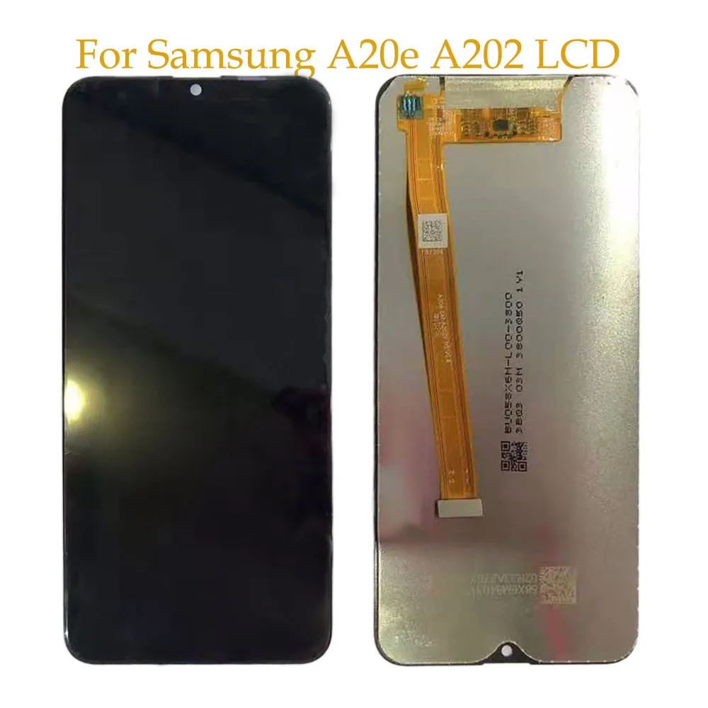 

Original For Samsung Galaxy A20e LCD Display Touch Screen Digitizer Assembly A202 A202F Replace For SAMSUNG A20e LCD Screen