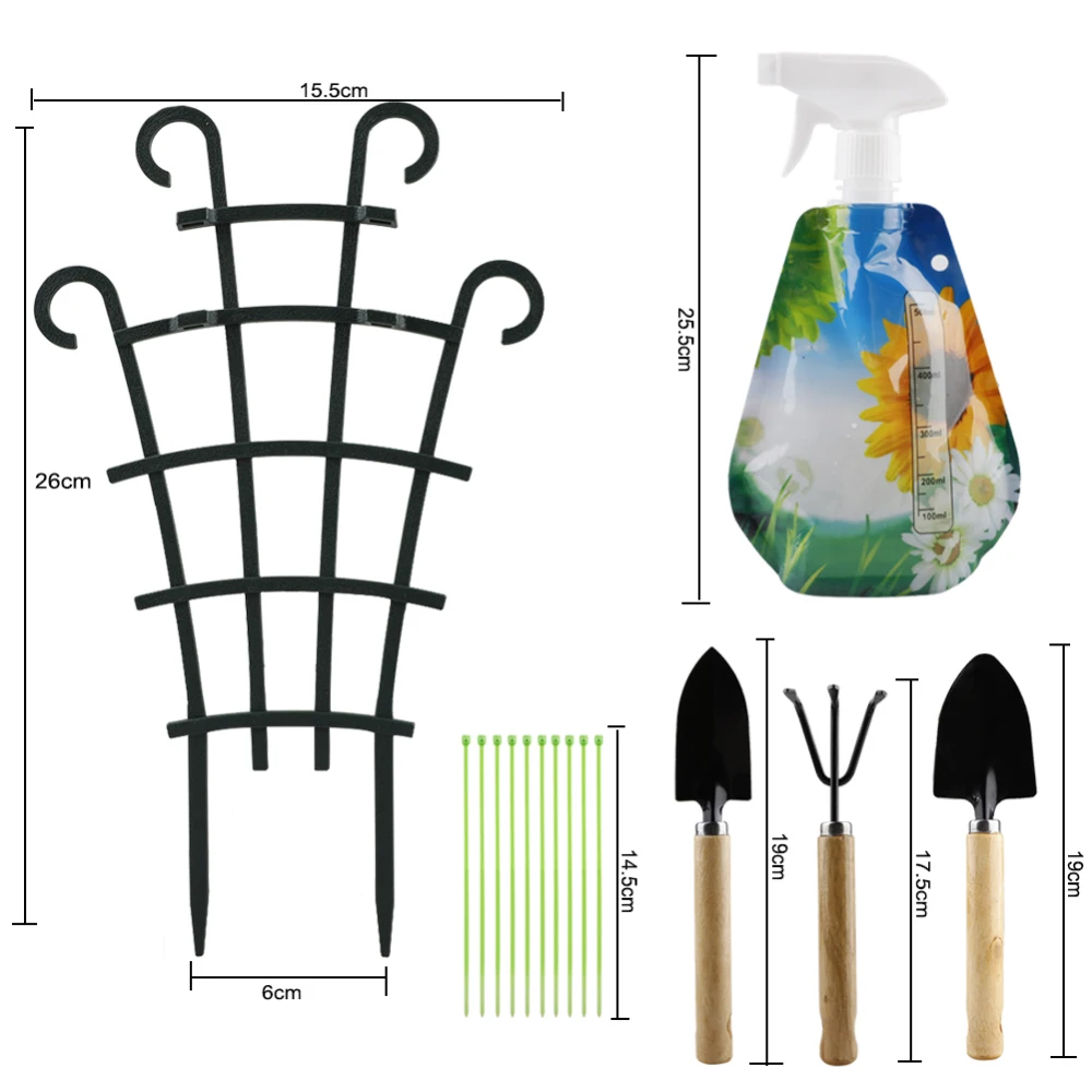 

Garden Plant Climbing Trellis DIY Mini Superimposed Potted Plant Support For Plant Vines Vegetables Vining Patio