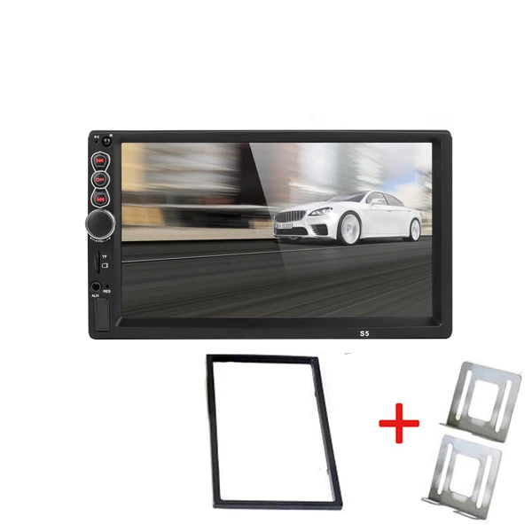 C 2 Din 7 дюймов ЖК сенсорный экран Авторадио Авто радио плеер Поддержка bluetooth Камера просмотра автомобиля аудио 2din Автомагнитола 7028 - Цвет: C
