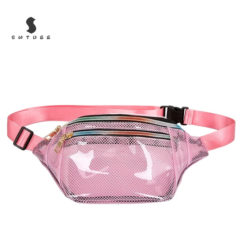 Женская поясная сумка модный пояс с блестками для бега денег праздничная