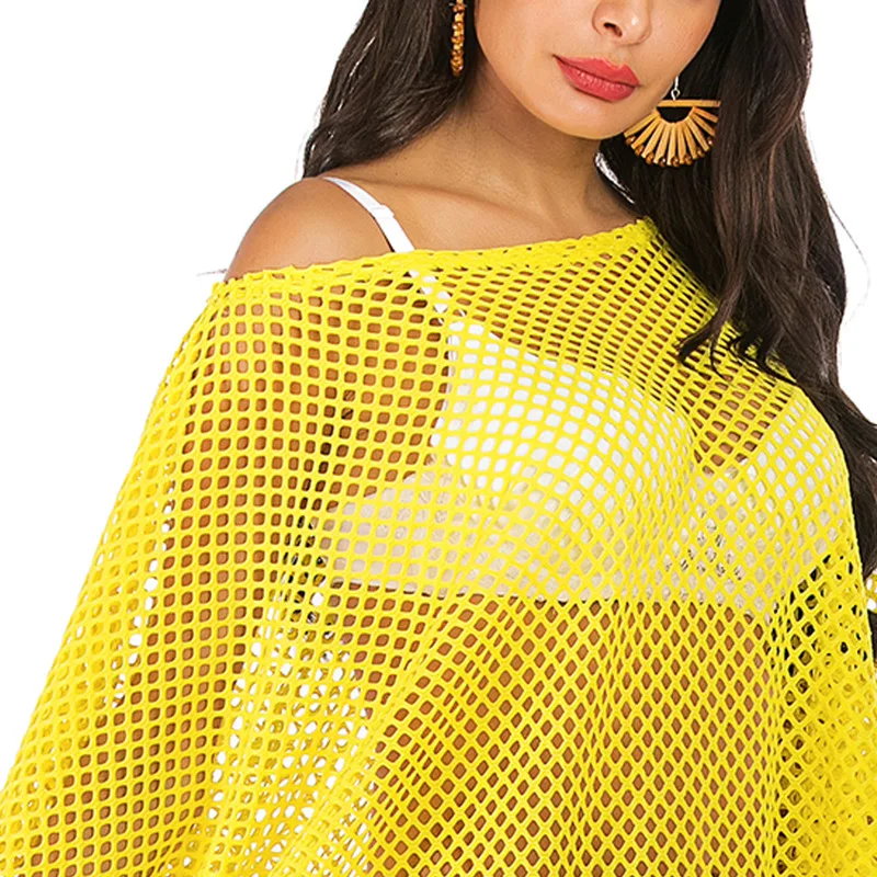 Женская Пляжная накидка парео пляжная одежда саронг туника для прогулок Salida De Playa