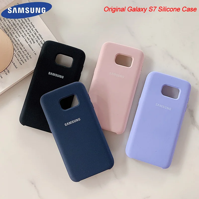 Оригинальный силиконовый мягкий на ощупь шелковистый защитный чехол для Samsung Galaxy