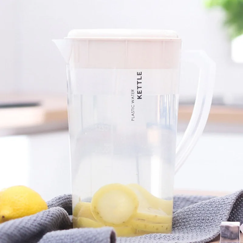 

Heat resistant pitcher for cold and cold water large capacity boiled water jug for home juice cup drop resistant cold tea ket