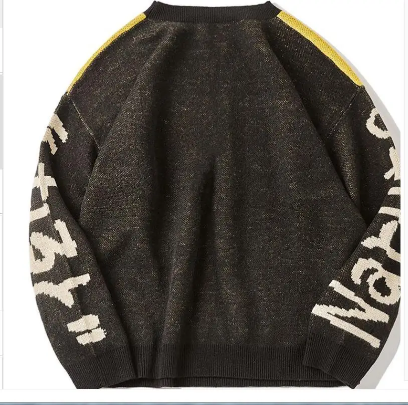

Maycaur Fashion Knitted Winter Clothes Cartoon Pictures Men 2021 Long Sleeve Top New Style Sweater Men Oversize Pullover