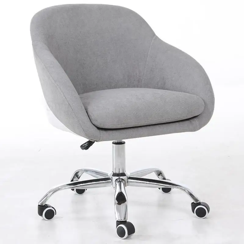 Полностью моющееся Скандинавское компьютерное кресло одно тканевое настольное