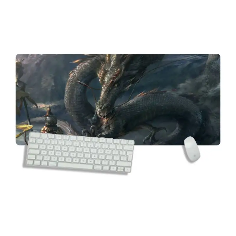 

Chinese dragon Unique Desktop Pad Game Mousepad Desk Table Protect Game Office Work Mouse Mat pad Non-slip Laptop Cushion