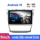 Автомобильный мультимедийный плеер 10,1 дюйма, Android 10, для Toyota Camry 2007, 2008, 2009, 2010, 2011, 2 DIN, радио, головное устройство, GPS-навигация, Авторадио