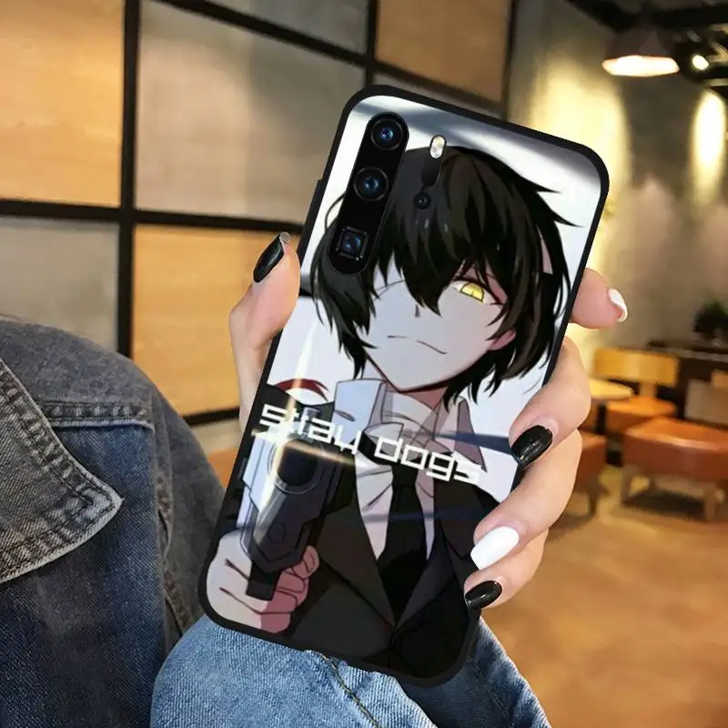 

Anime Bungou Stray Dogs Phone Case Funda For Huawei P9 P10 P20 P30 Lite 2016 2017 2019 plus pro P smart