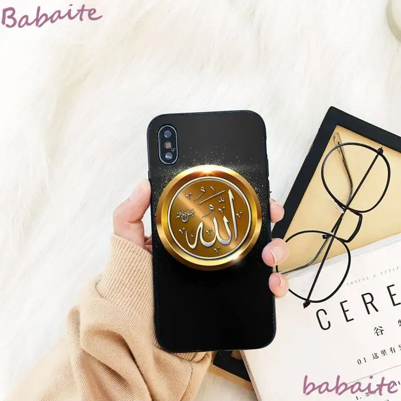 

Babaite Arab Muslim Islamic Soft Phone Case Cover For iPhone 8 7 6 6S Plus X XS MAX 5 5S SE XR 11 11pro promax 12 12Pro Promax