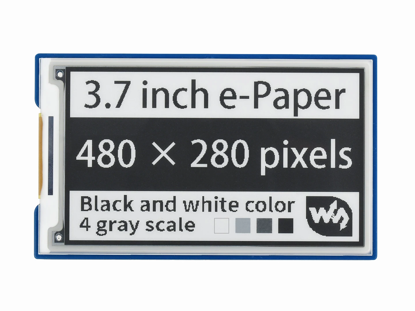 Экран E-Ink 3 7 дюйма для Raspberry Pi 480 × 280 пикселей черный/белый 4 серых весы интерфейс SPI