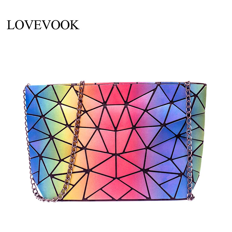 Сумка кросс боди Женская Складная с геометрическим рисунком| |