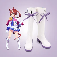 anime uma musume pretty derby tokai teio cosplay shoes boots custom made