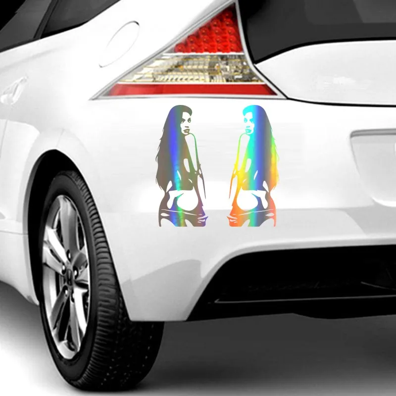 

Car Sticker Creative Decal Hot Sexy Girl Decor Pvc 18cm X 8cm Decal Motorcycle Decorative Accessories