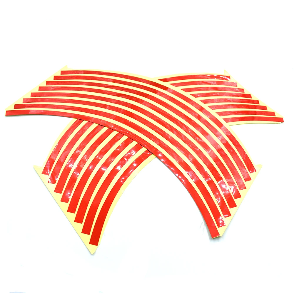 Мотоцикл стиль ступицы колеса шины Светоотражающая наклейка на машину