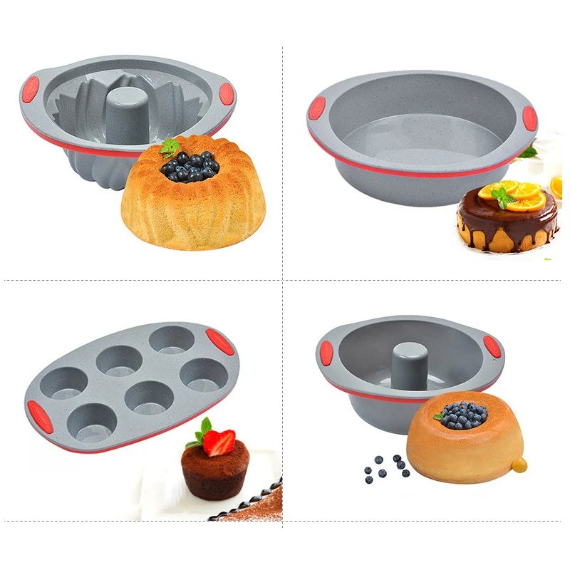 1pcsSilicone Форма для выпекания торт форма тостов шифон выпечки кексов формы тортов