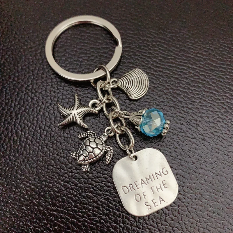 1 шт. брелок для ключей Морская звезда|Брелоки| |