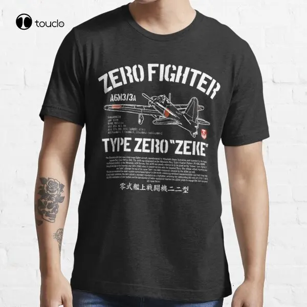 Футболка A6M Zero Zeke Imperial Japanese Nay Air Service Fighter Aircraft World War 2|Мужские футболки| |
