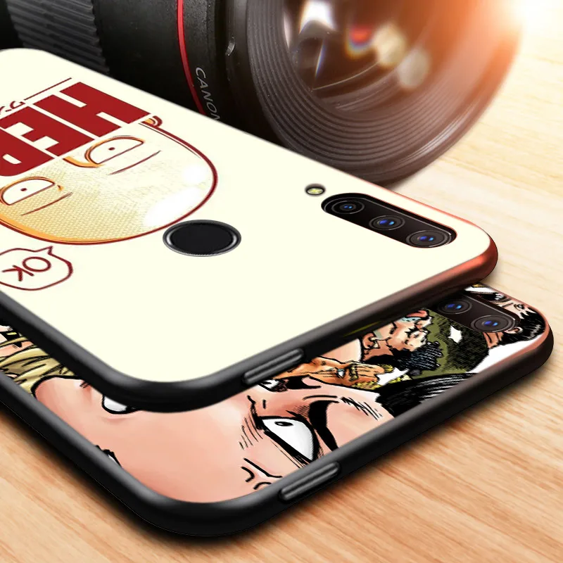 

Silicone Cover One Punch Man Anime For Huawei Honor 10i 9X 8X 10 9 Lite 8 8A 7A 7C 7S Pro Bright Glossy Phone Case