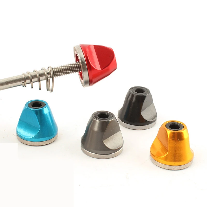 Горный велосипед центром Quick Release вал гайки винт Кепки неразвинчивающиеся