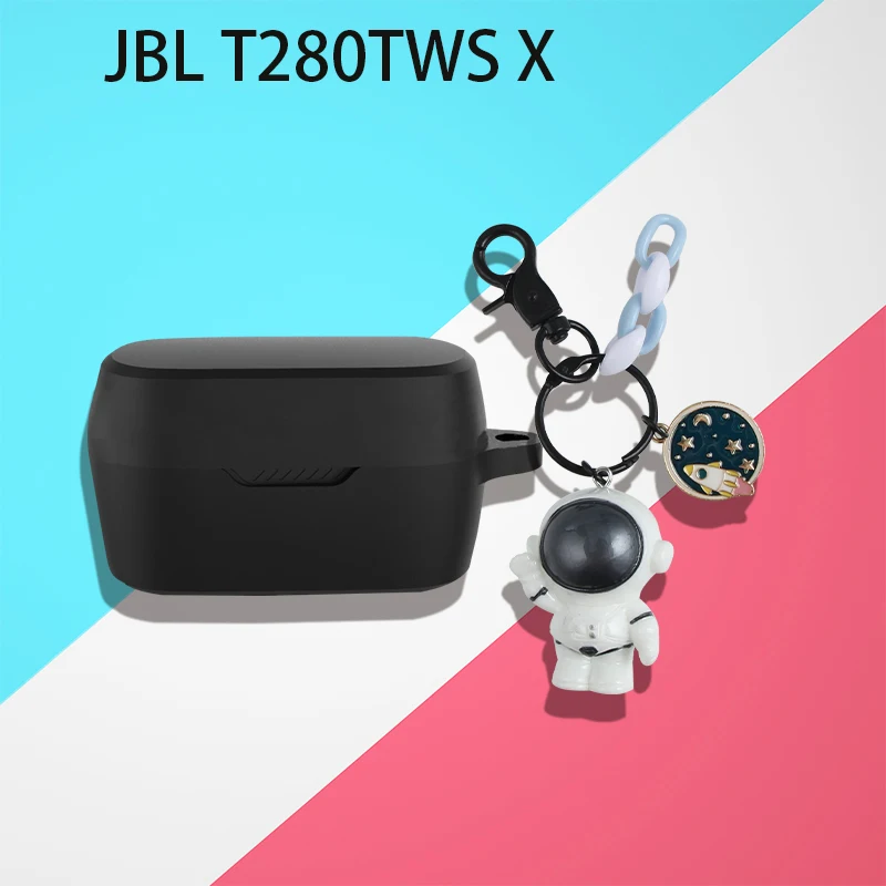 

Противоскользящий силиконовый чехол с брелоком для JBL T280, TWS, X, Bluetooth покрытие для наушников