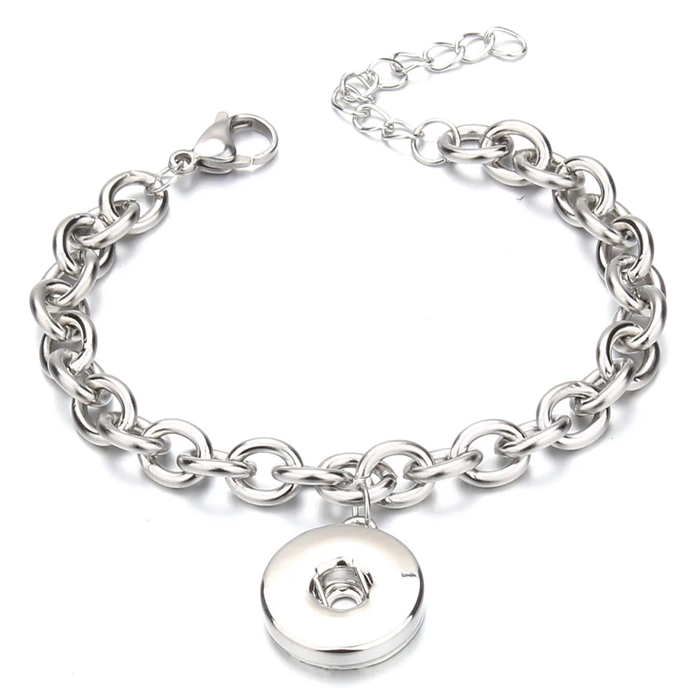 Новая ювелирная оснастка защелка из нержавеющей стали браслет Fit 18 мм 12