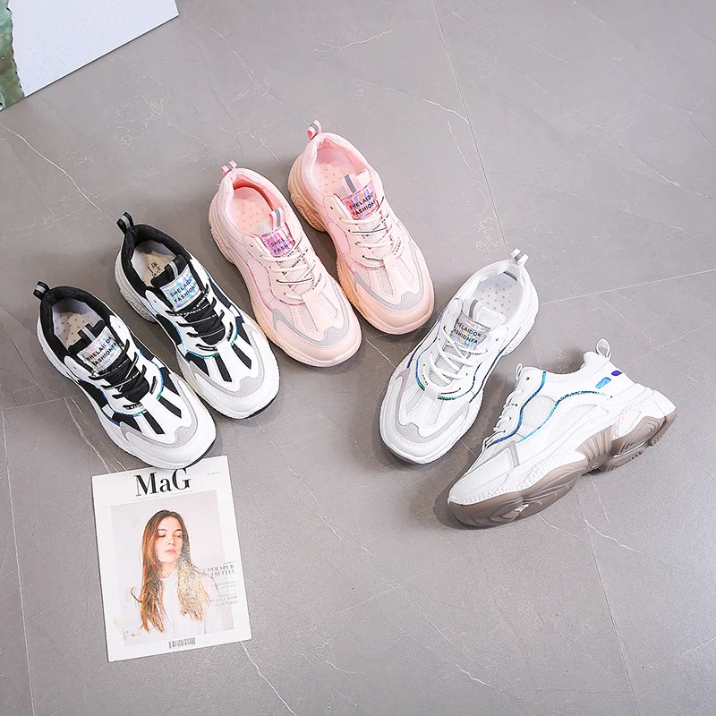 Женские кроссовки Повседневная обувь на нескользящей подошве Сезон весна осень