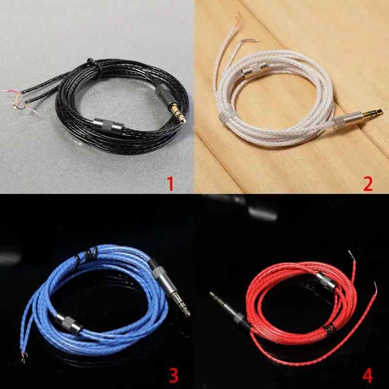 Провод для наушников Hi Fi кабель ремонта 1 2 м|Аксессуары наушников| |