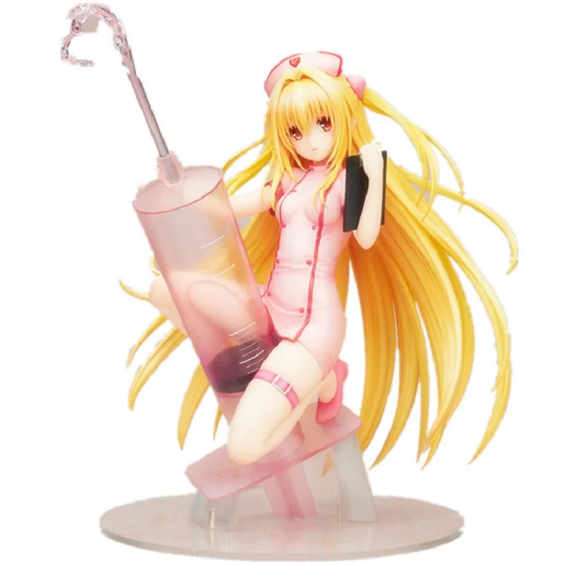 

Золотая медсестра альтер To Love Ru Dark Konjiki в масштабе 1/7 Yami сексуальная девушка ПВХ аниме экшн-фигурка игрушка Коллекционная модель Кукла