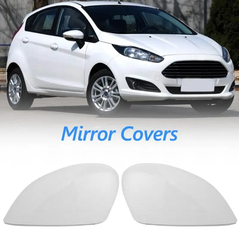 1 пара ABS боковое зеркало Чехлы левый и правый для Ford Fiesta 2009 2015 дверные зеркальные