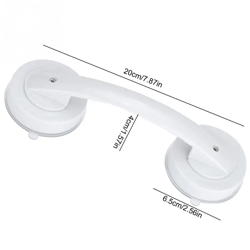 

Bathroom Anti-slip Removable Handle Shower Room Grab Bar Armrest Refrigerator Handle w/ Super Strong Suction Cup for More Safety