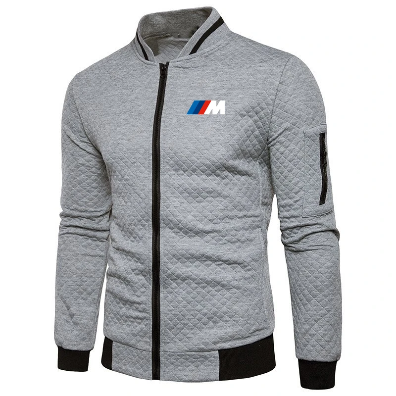 

2021 Fall Men's Jacket Cotton Casual Solid Color Fashion Slim Aviator Golf Baseball Jacket High Quality Jacket Men