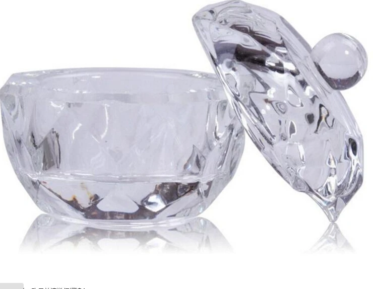 1 шт. акриловый порошок жидкий кристалл чашка крышка стекло дизайн ногтей Dappen