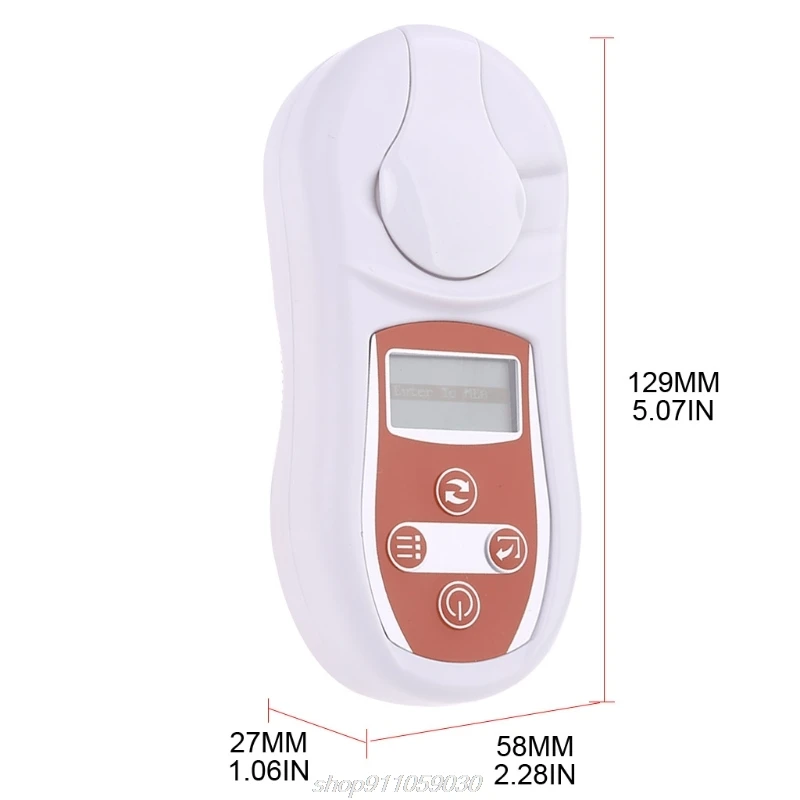 

LCD Digital Display Alcohol Tester Liquor Self-brewed Rice Wine Concentration Measuring Meter Home Bar D14 20 Dropshipping