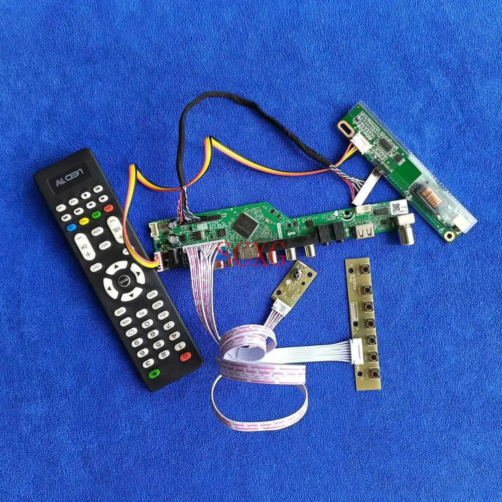 

Комплект LVDS 30-Pin для LTD141EACV/LTD141EC7D/LTD141LA2S HDMI-совместимый VGA AV USB 1CCFL 1024*768 дисплей плата привода аналоговый сигнал