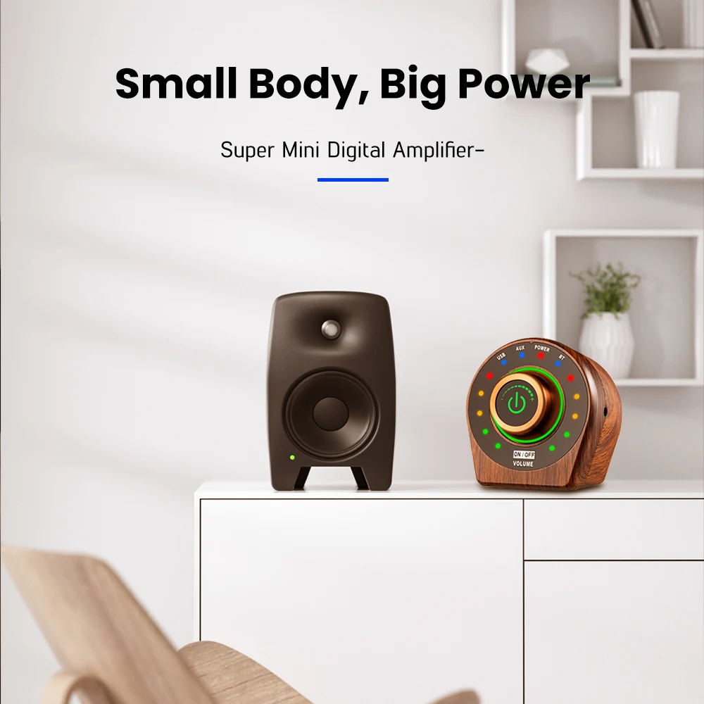 AIYIMA Bluetooth 5.0 Sound Amplifier MA12070 Power Amplifiers Class D Stereo Mini Digital Audio Amp 50Wx2 DIY Home Speakers | Электроника
