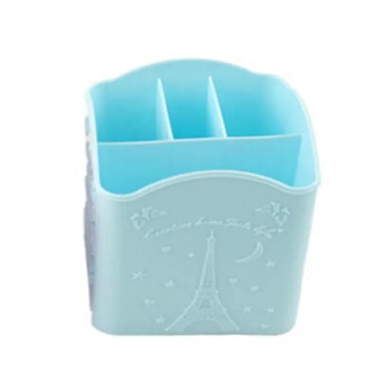 Косметические кисти ручки держатель для хранения коробка 4 отделения пустая