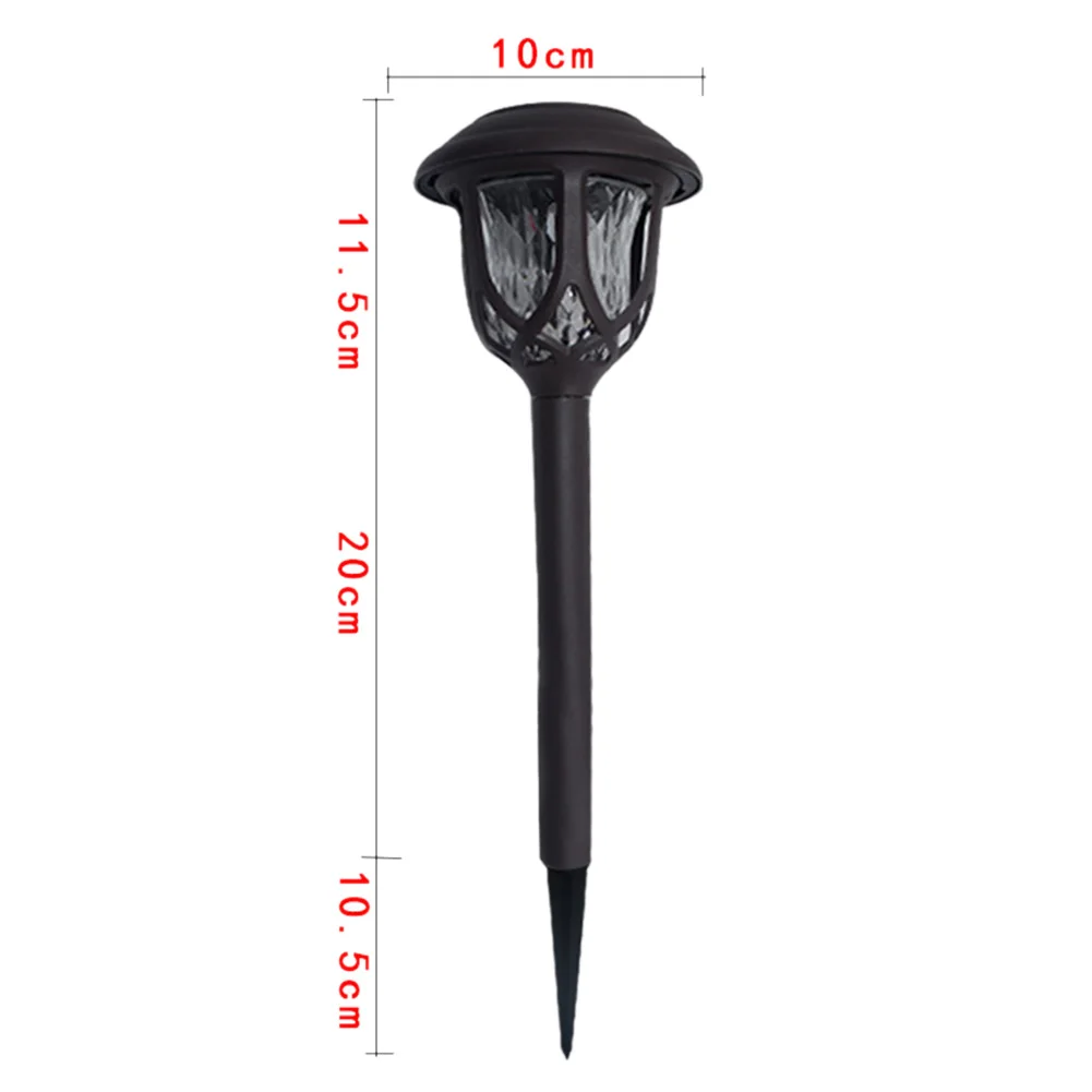 

6pcs LED Solar Yard Lamps Waterproof Outdoor Lawn Light Warm White Emergency Decoration Lamp for Street Garden Path Landscape