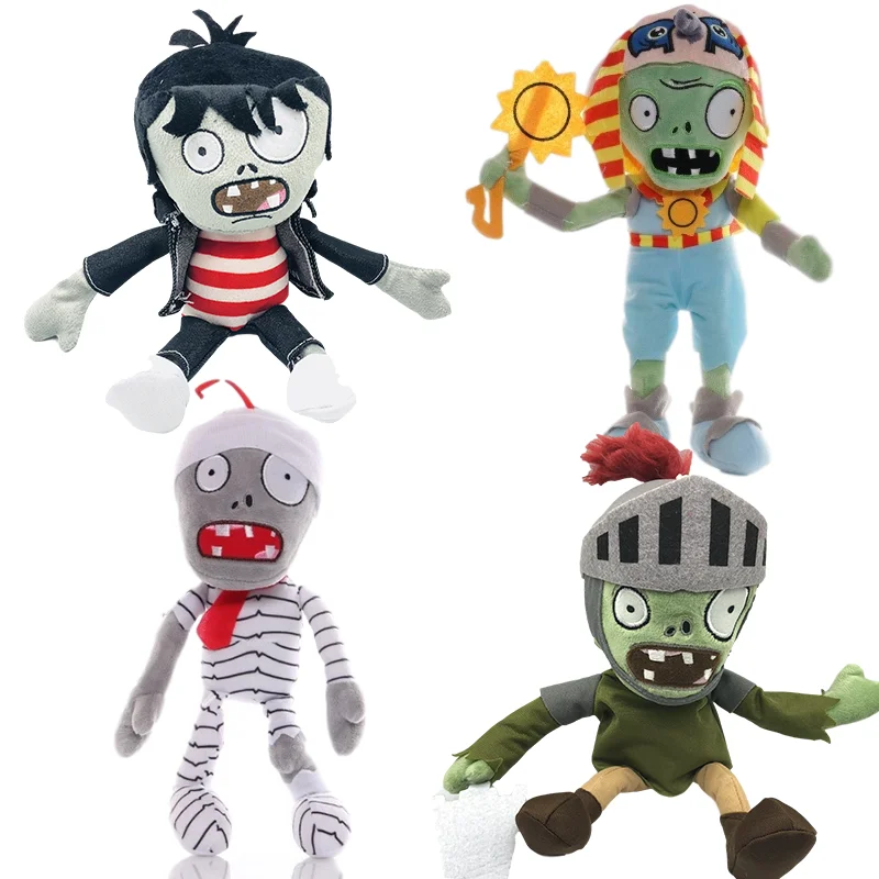 

30CM Plants Vs Zombies Plush Toy PVZ Gargantuar Hats Pirate Duck Zombie Plush Stuffed Doll Kids Children Birthday Gifts 40Styles