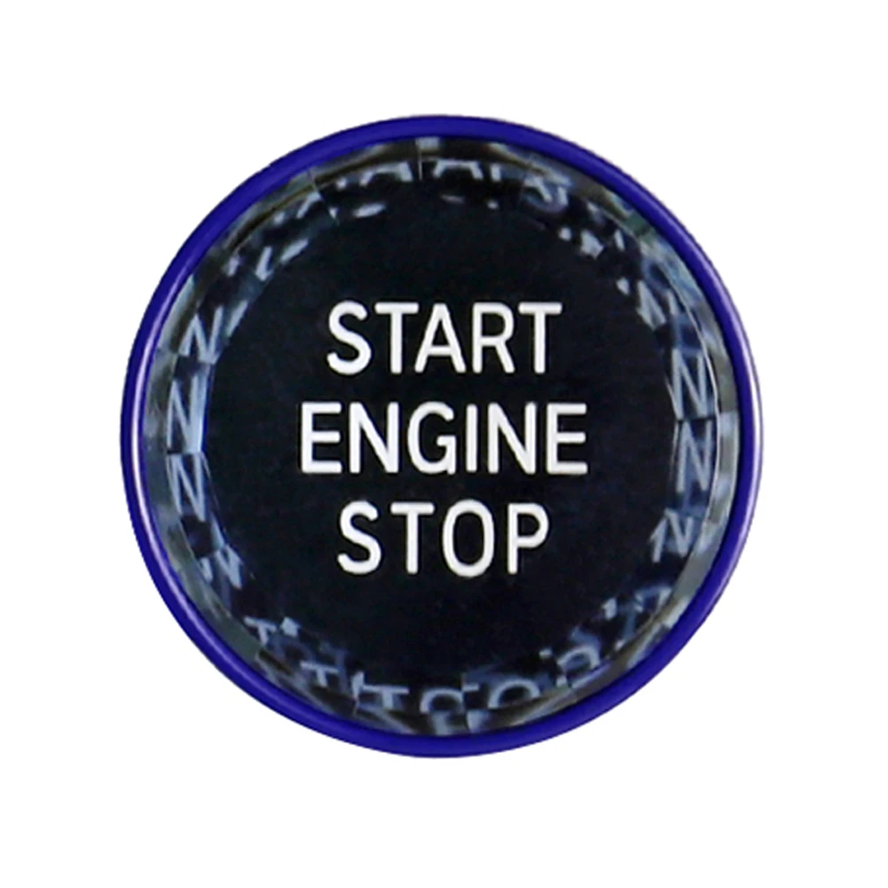 Запуска двигателя автомобиля крышка кнопки Хрустальный Стиль Одна кнопка старт