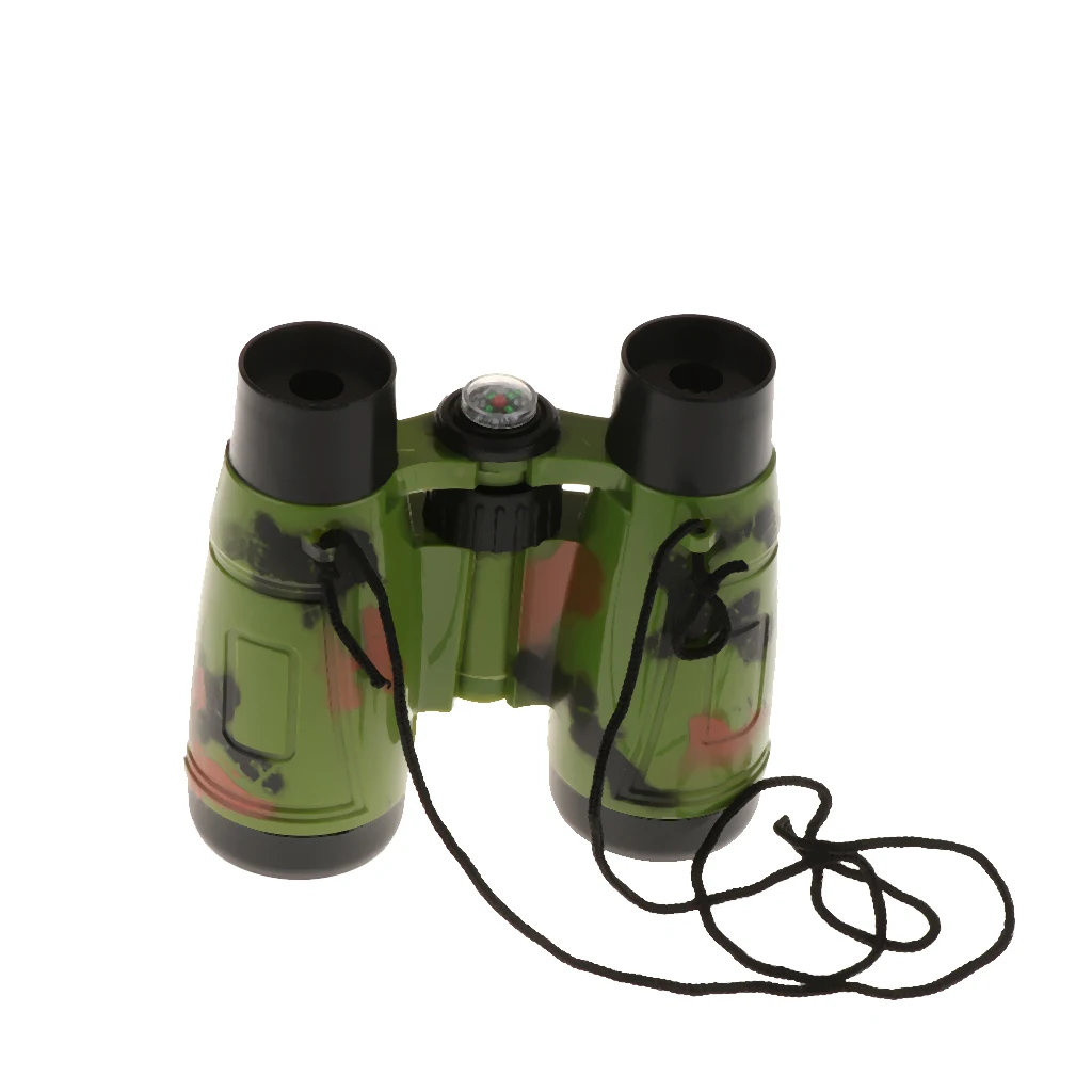 

6x30 Kids Telescope Binocular With Strap & Compass Educational Toys