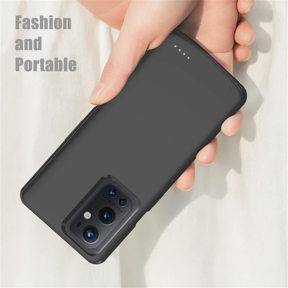 Power Case For OnePlus 9 8 7 Pro 8T  battery charger cases For OnePlus 9R 9RT  Power bank case with back battery charging Cover